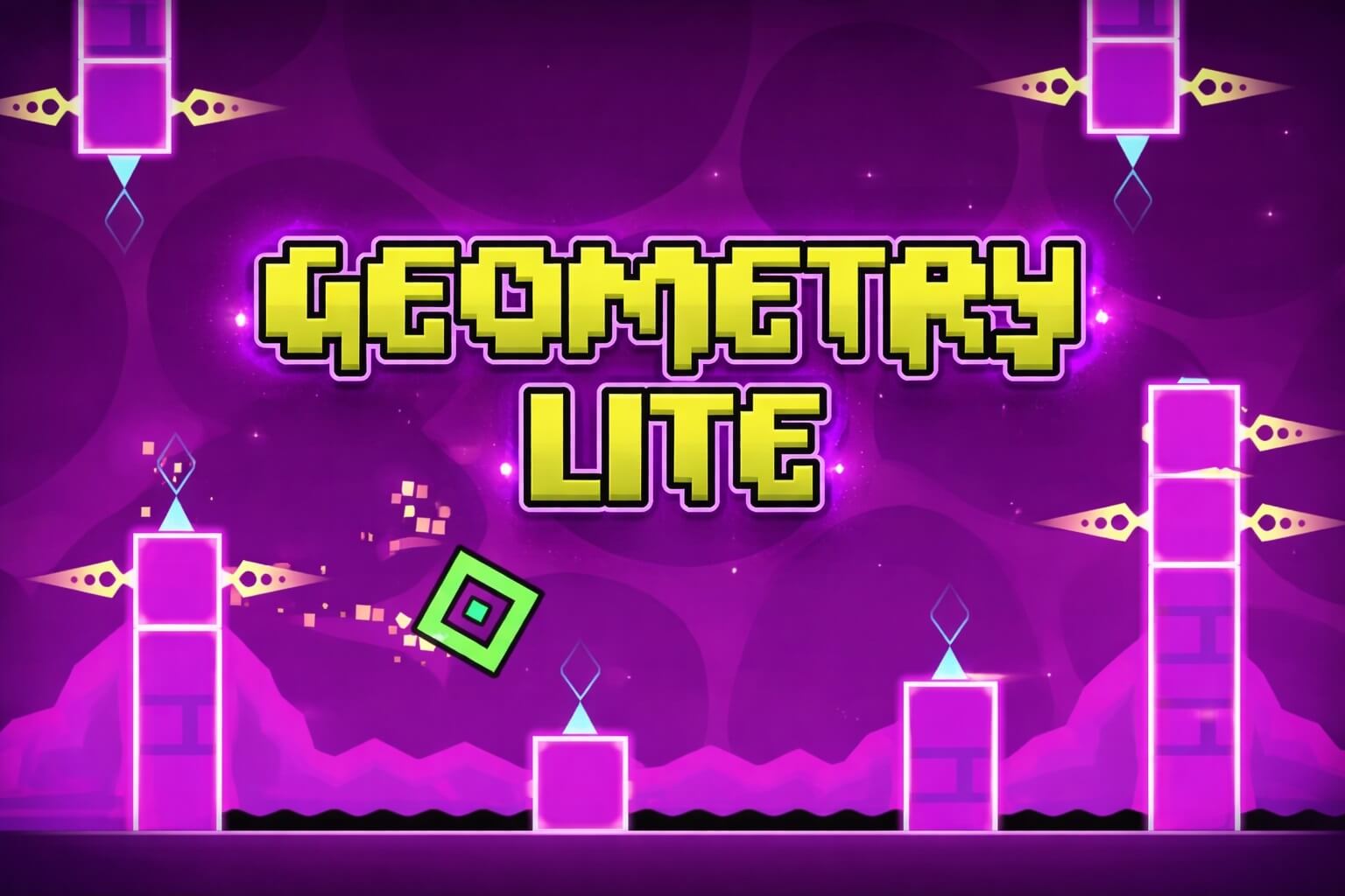 Play Geometry Dash Lite game